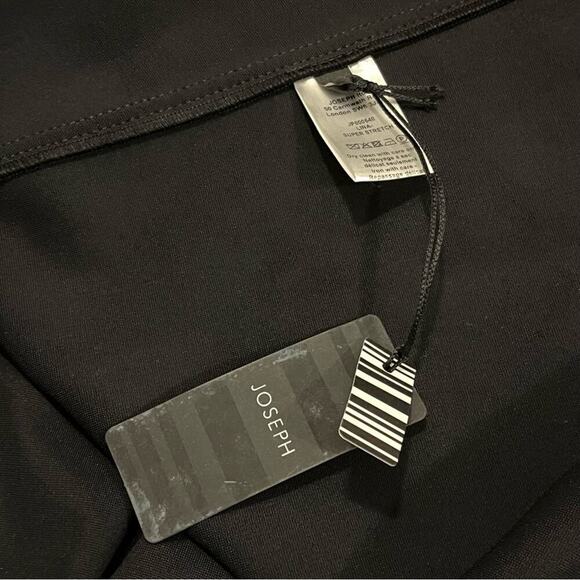 Joseph Lina Super Stretch Knit Midi Dress In Black NWT - Picture 9 of 10